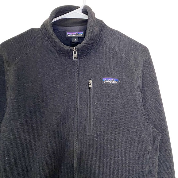 Patagonia Black Better Sweater Full Zip Fleece Performance Jacket Size Small - Picture 3 of 6